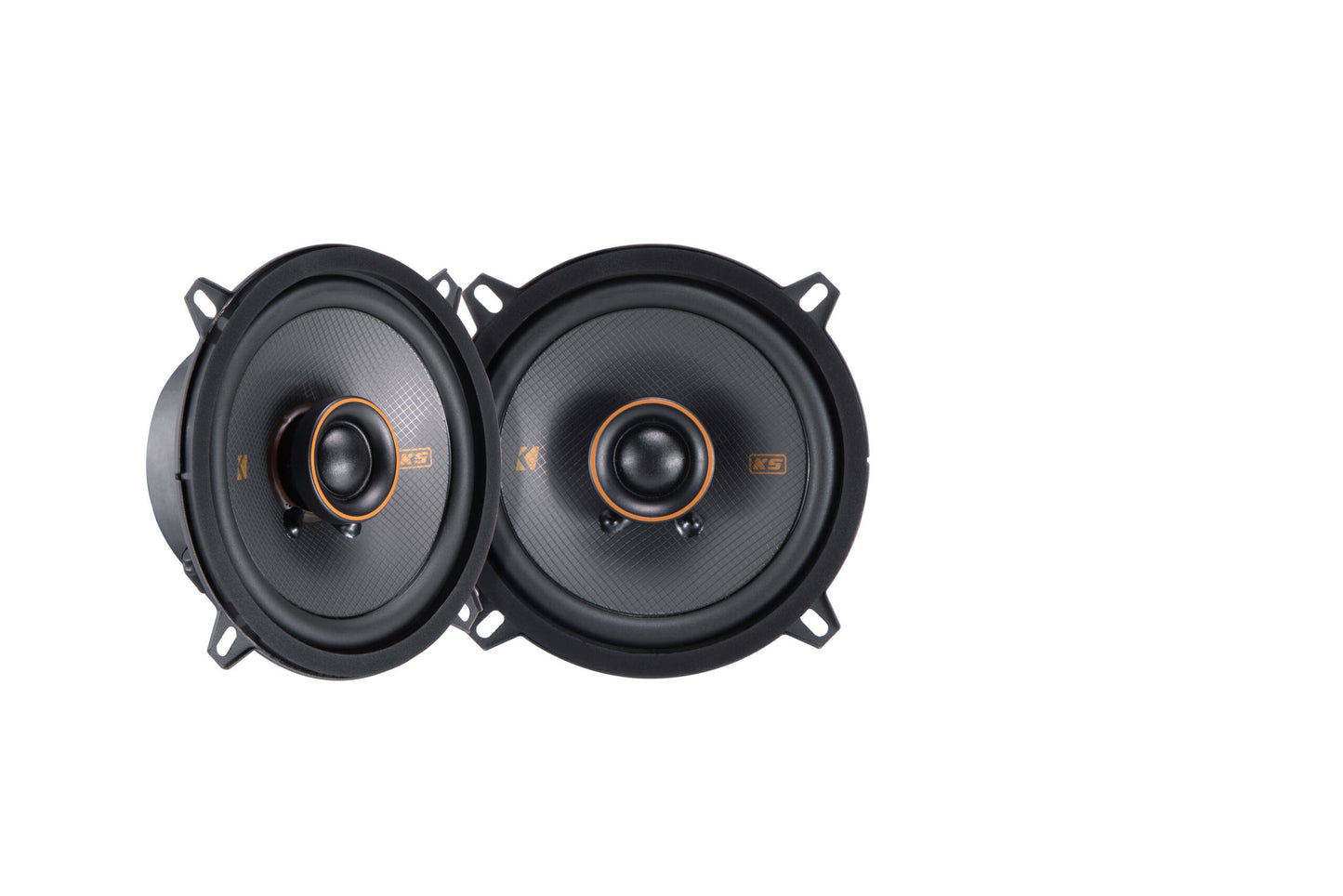 KICKER 51KSC504 KS Series 5.25" 2-Way Coaxial Speakers – 75W RMS