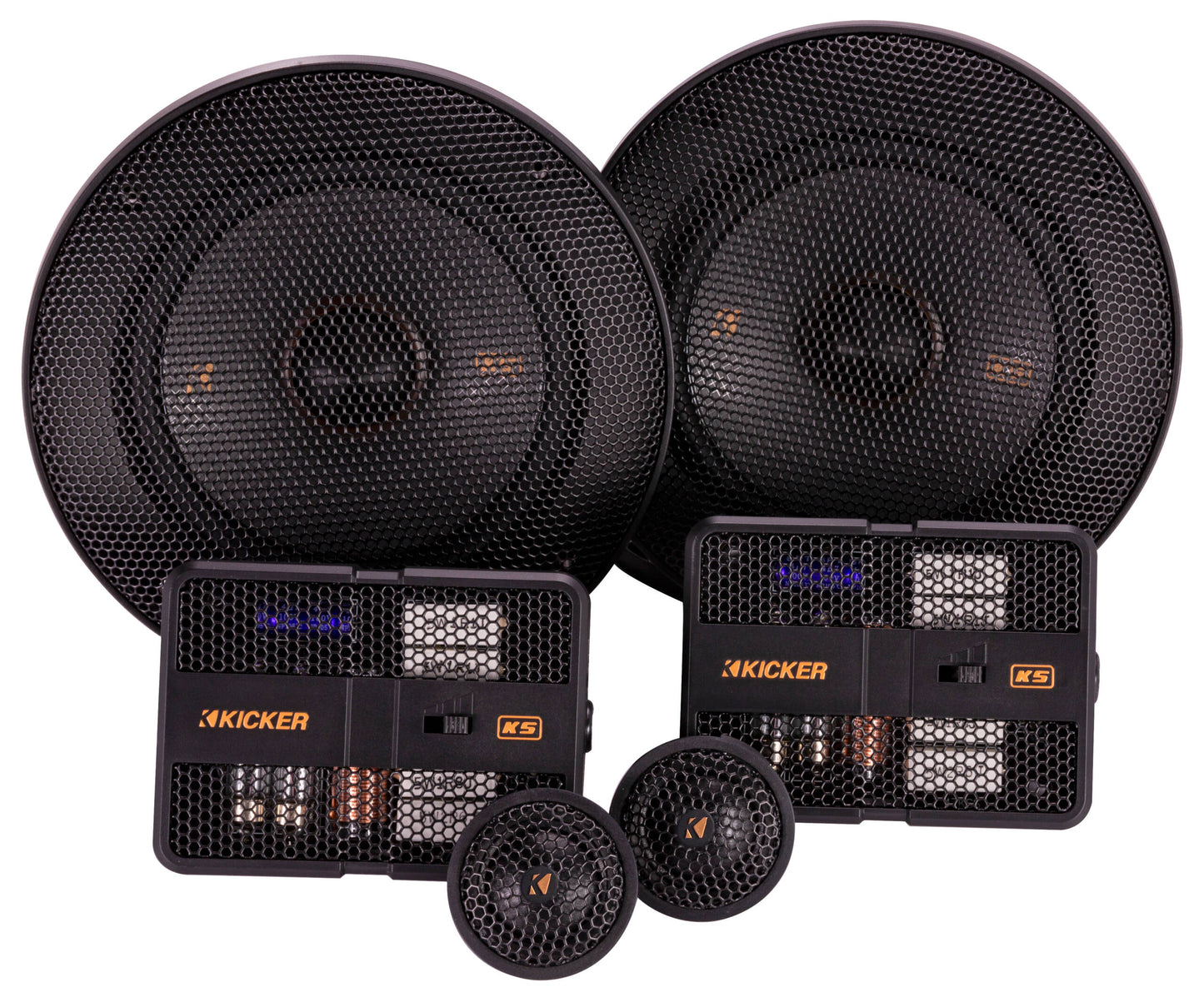 KICKER 51KSS504 KS Series 5.25" Component Speakers – 75W RMS