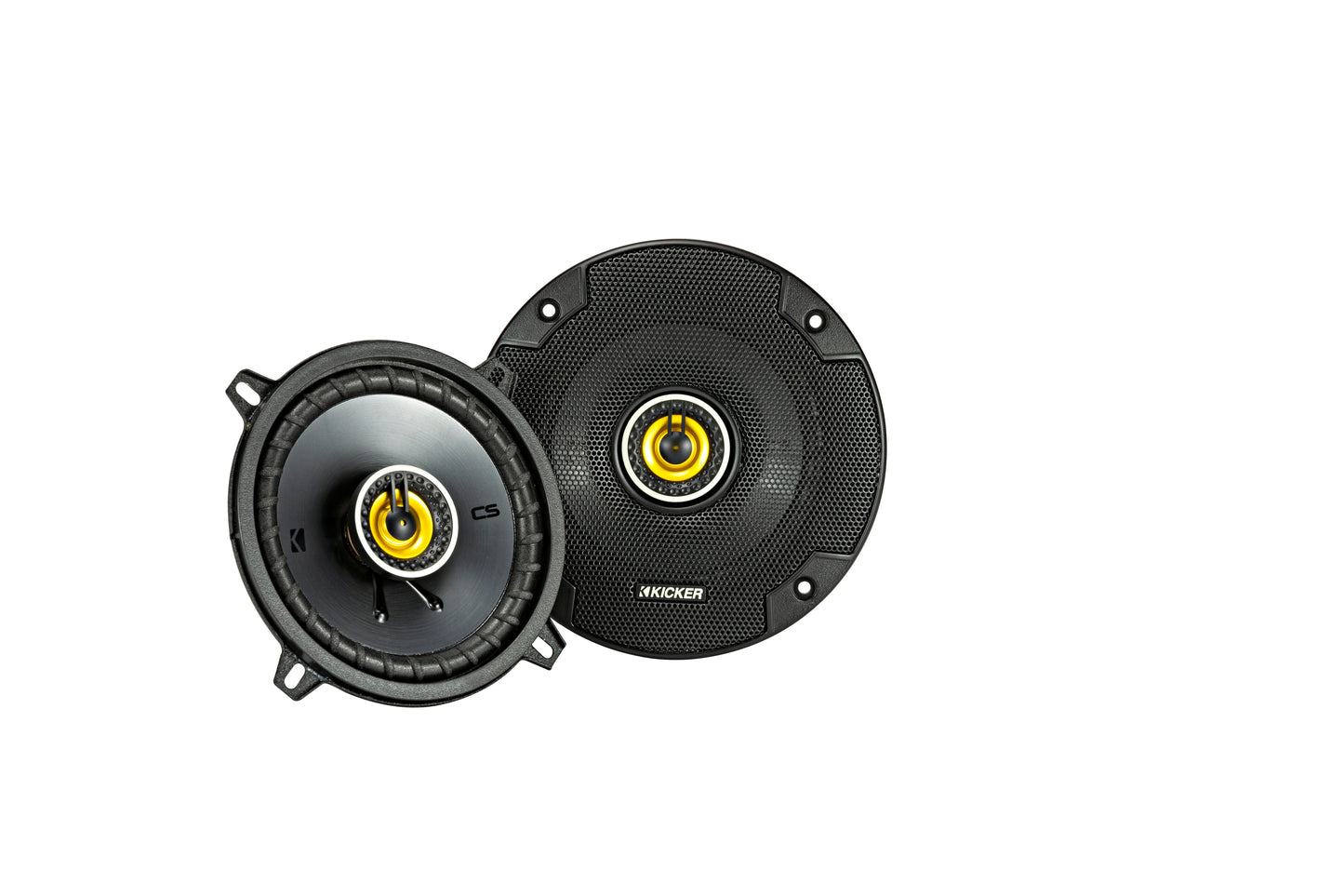 KICKER 46CSC54 CS Series 5.25" 2-Way Coaxial Speakers – 75W RMS