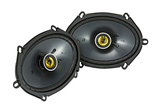 KICKER 46CSC684 CS Series 5x7" / 6x8" 2-Way Coaxial Speakers – 75W RMS