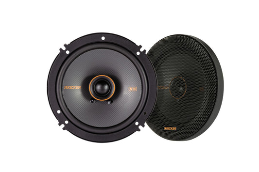 KICKER 51KSC6504 KS Series 6.5" 2-Way Coaxial Speakers – 100W RMS