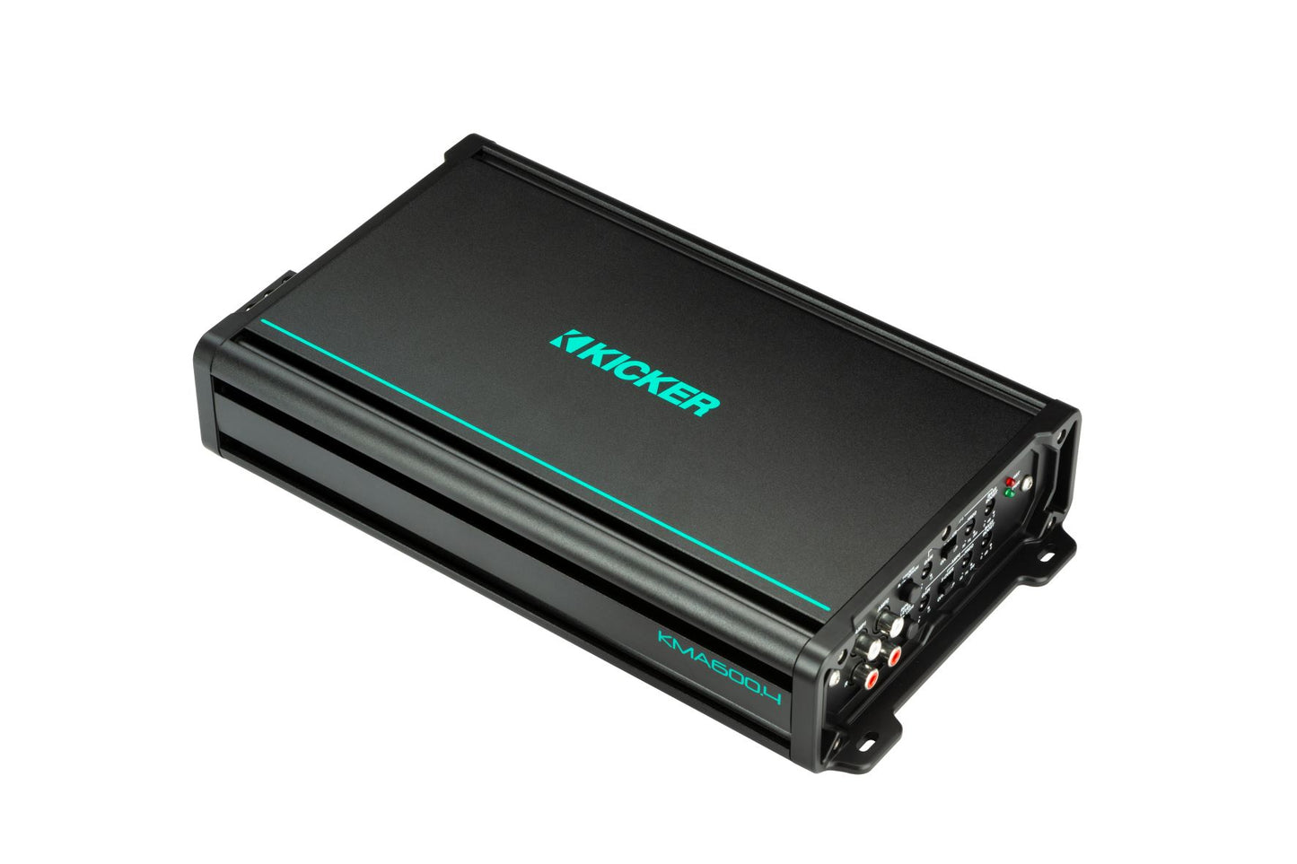 KICKER 48KMA600.4 KM Series Marine 4-Channel Amplifier – 4 x 75W RMS
