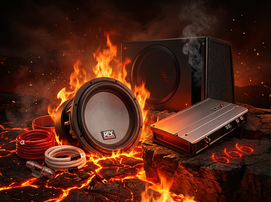 MTX Hell of a Deal Bundle – 12" Sub + 1500W Amp + Ported Box + 2AWG Wiring Kit